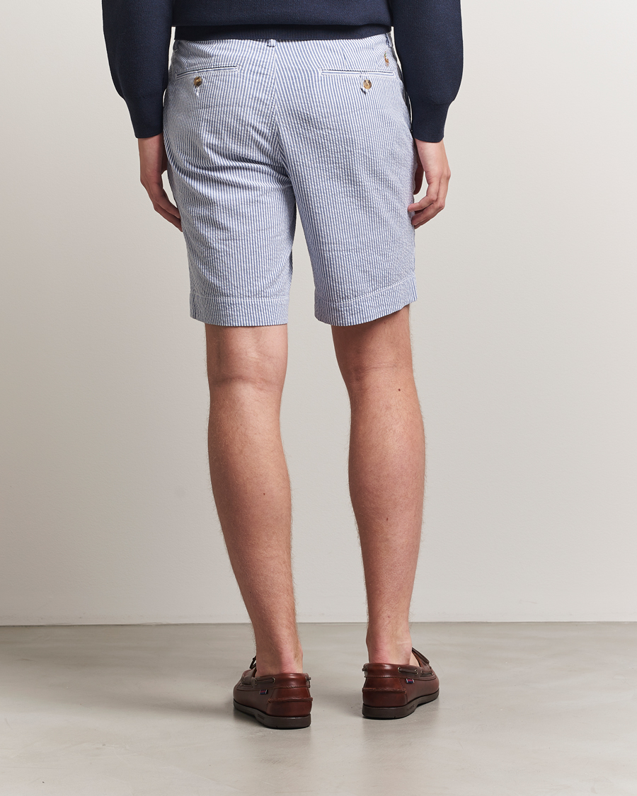 Men | Shorts | Polo Ralph Lauren | Bedford Seersucker Shorts Blue/White