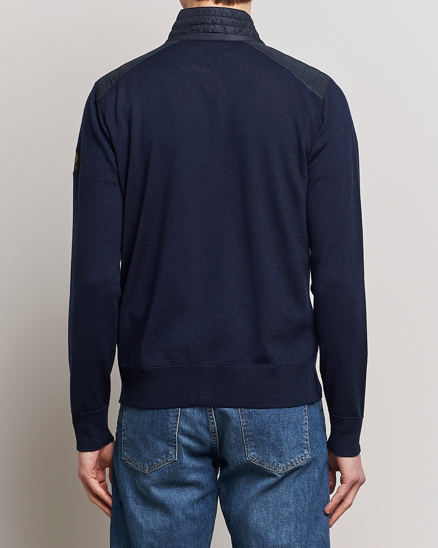 Men | Sweaters & Knitwear | Belstaff | Kelby Zip Cardigan Navy