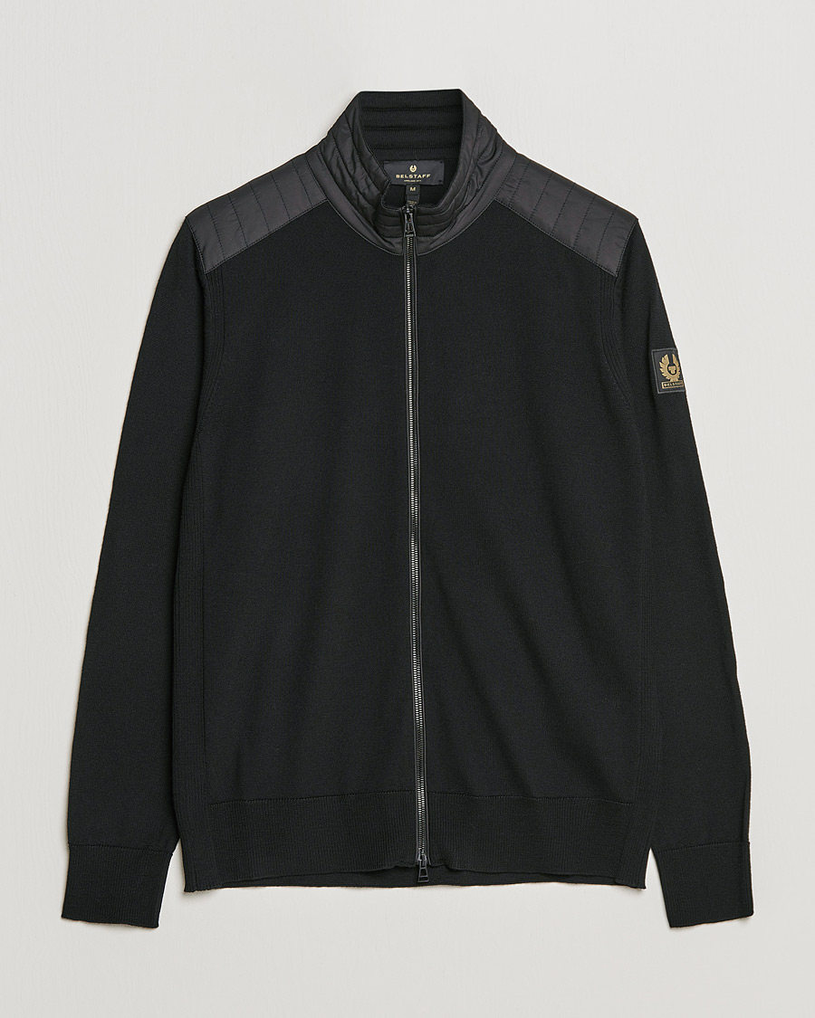 Men | Sweaters & Knitwear | Belstaff | Kelby Zip Cardigan Black