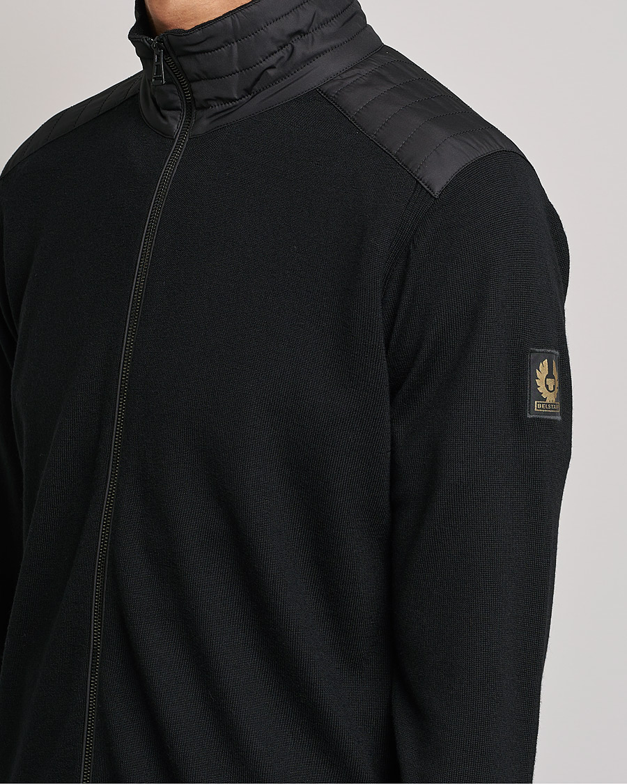 Men | Sweaters & Knitwear | Belstaff | Kelby Zip Cardigan Black