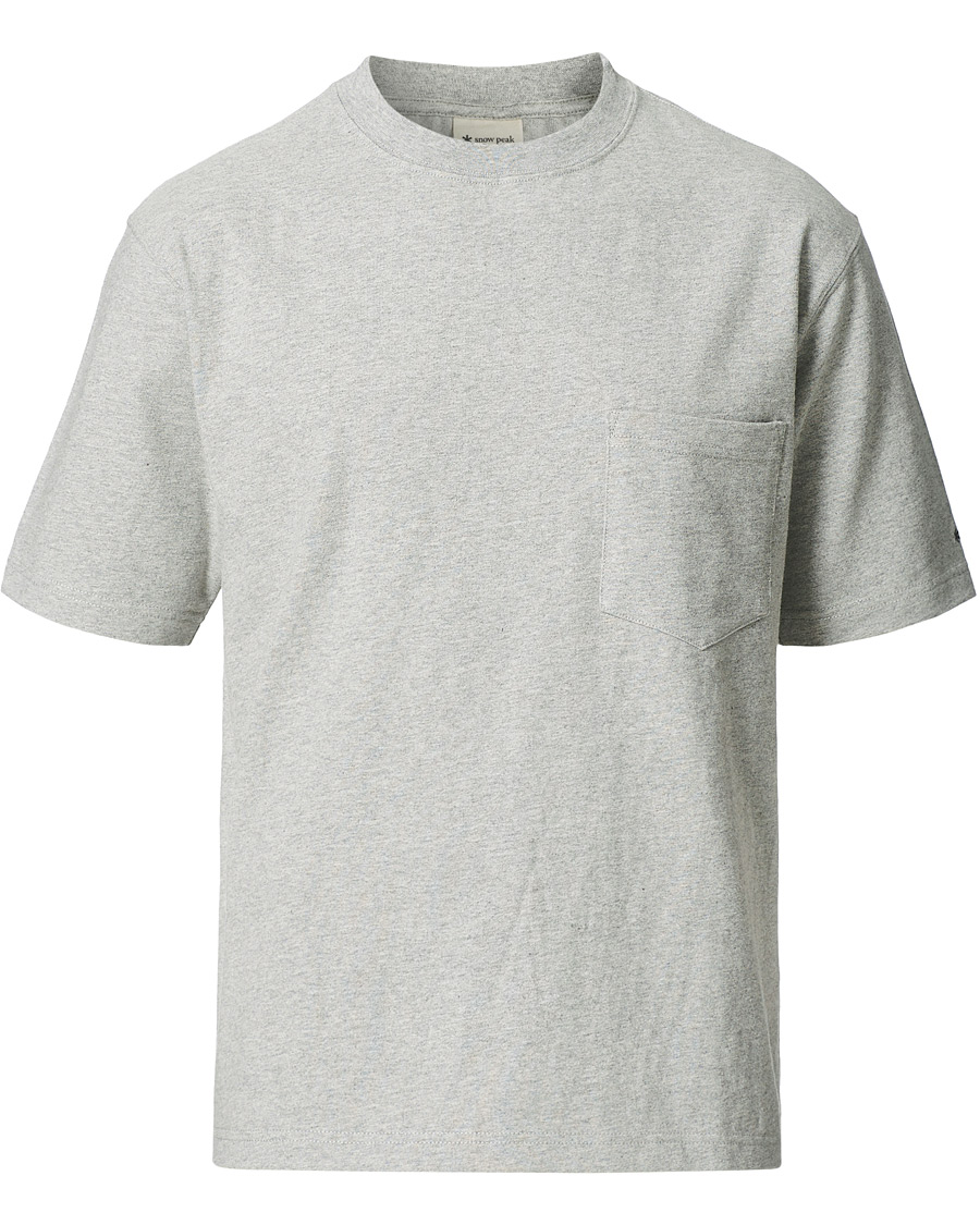 Men | T-Shirts | Snow Peak | Recycled Cotton T-Shirt Medium Grey