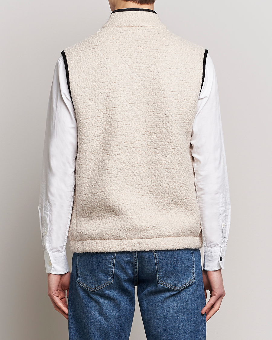 Men | Gilets | Morris | Whitfield Pile Vest White