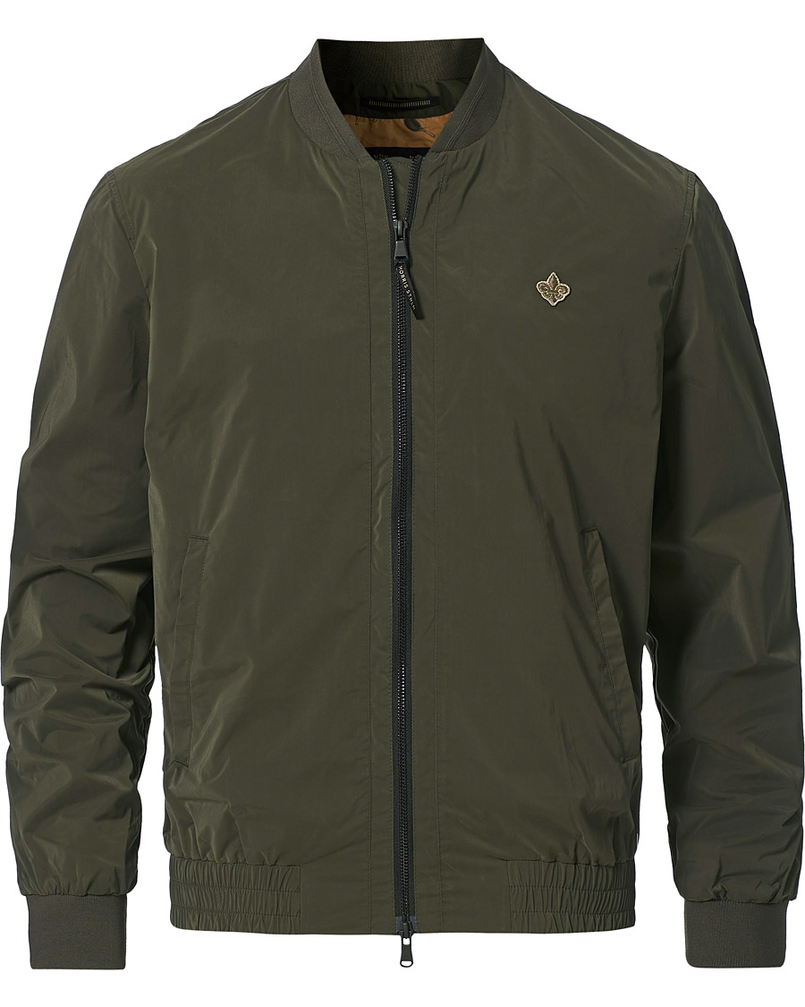 Men | Coats & Jackets | Morris | Nicolas Nylon Bomber Jacket Olive