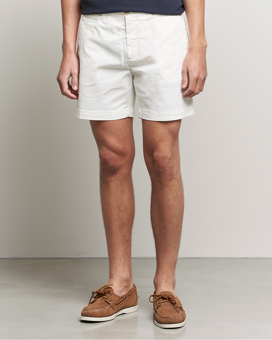 Men | Chino Shorts | Morris | Light Twill Chino Shorts White