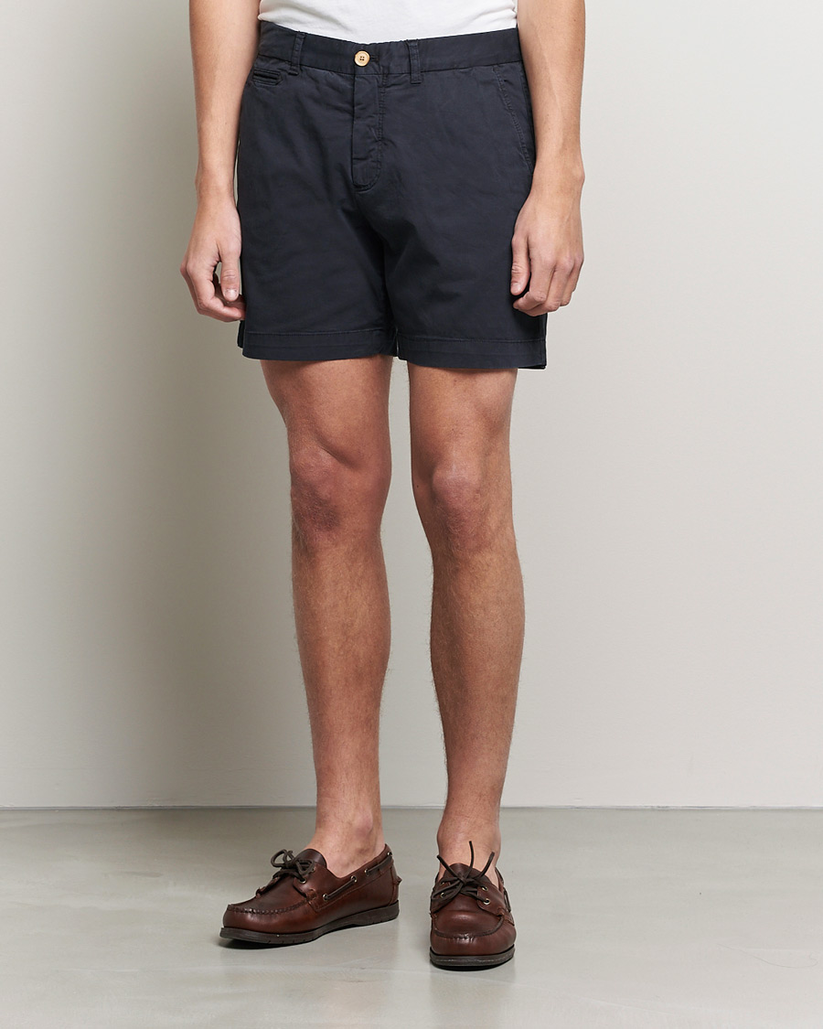 Men | Chino Shorts | Morris | Light Twill Chino Shorts Navy