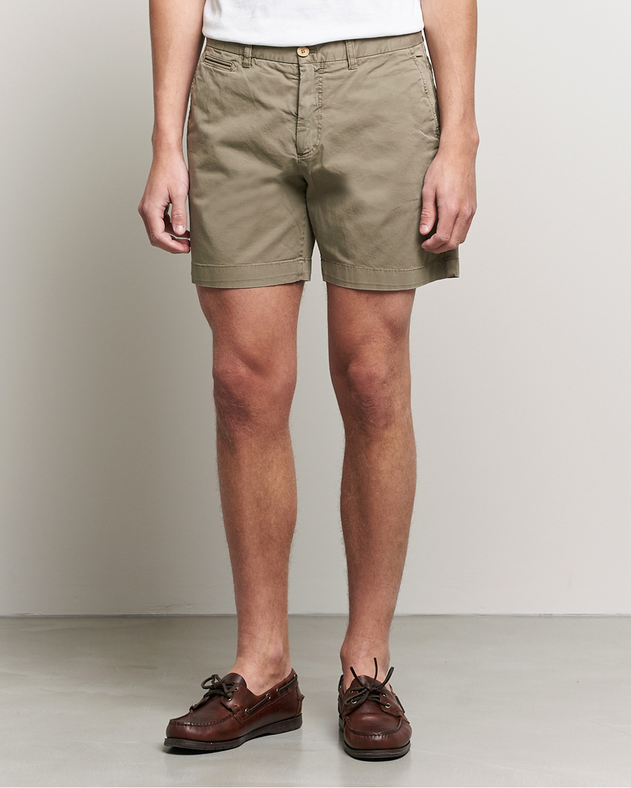 Men | Chino Shorts | Morris | Light Twill Chino Shorts Olive