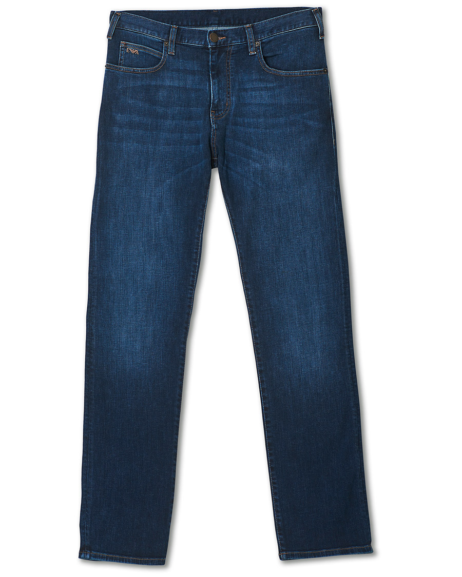 Men | Jeans | Emporio Armani | Regular Fit Jeans Dark Blue