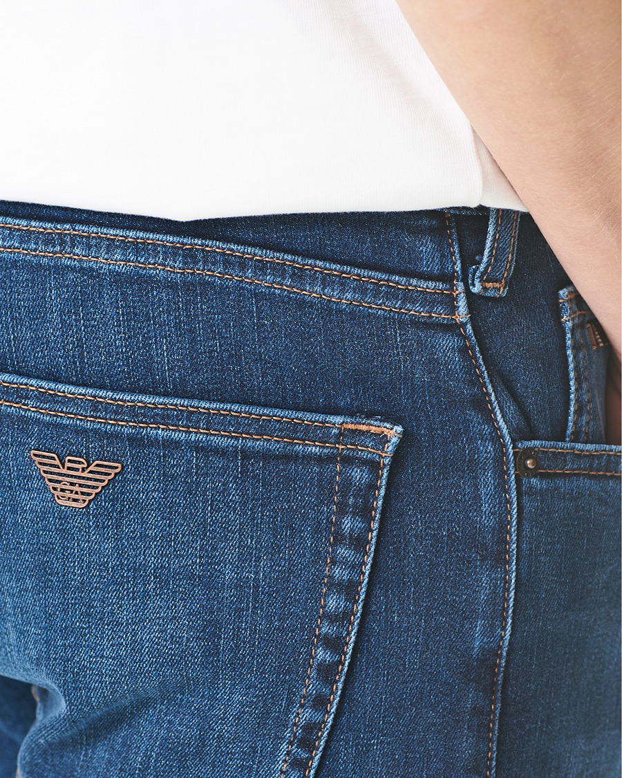 Men | Jeans | Emporio Armani | Regular Fit Jeans Dark Blue