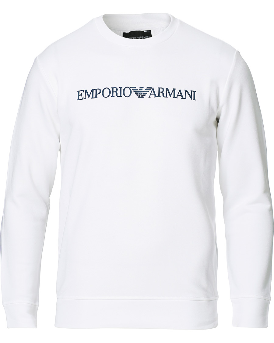 Men | Sweaters & Knitwear | Emporio Armani | Emporio Sweatshirt White