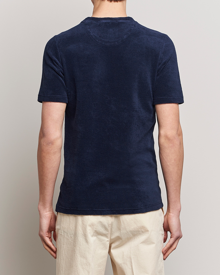 Men | T-Shirts | Gran Sasso | Cotton Terry Tee Navy