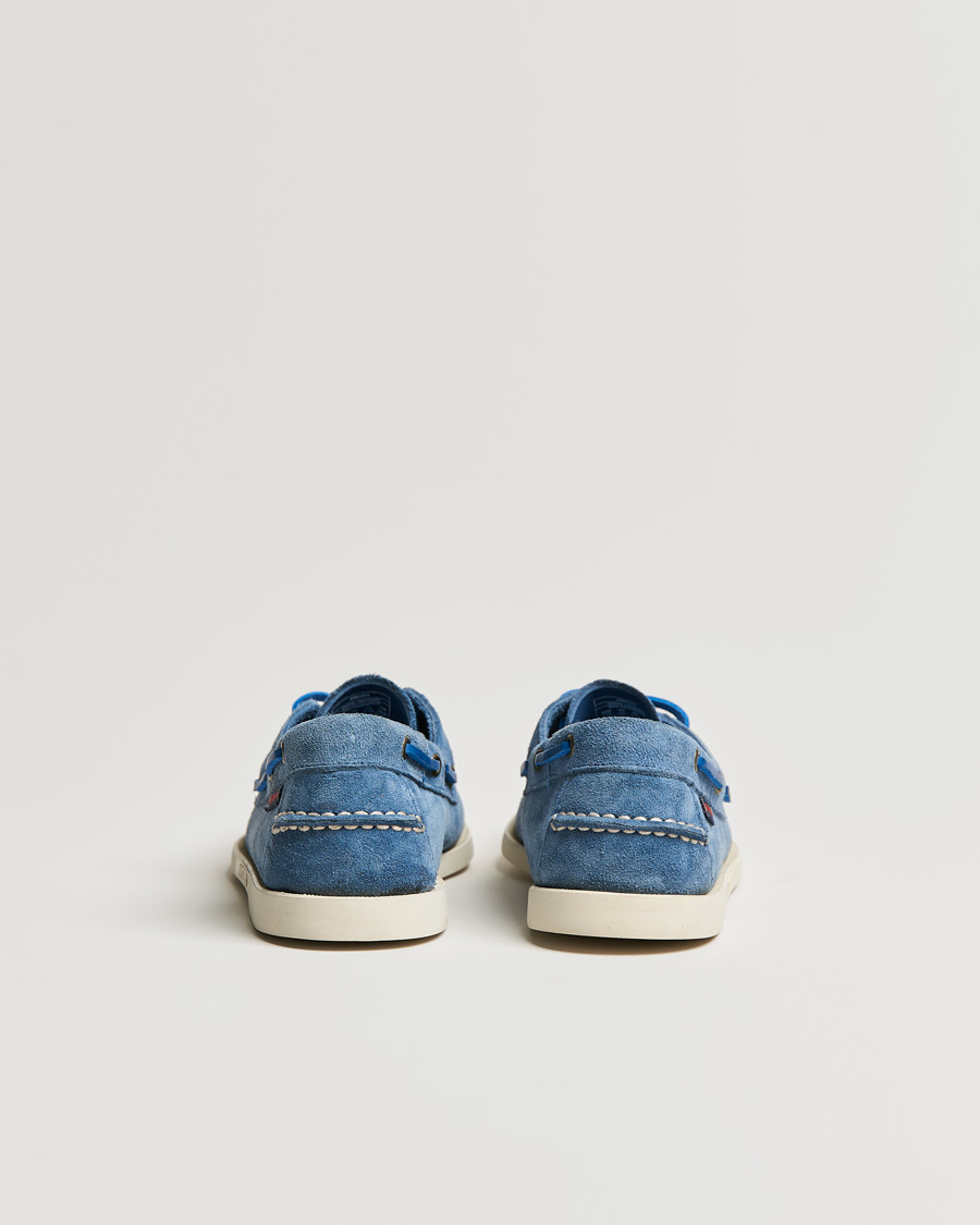 Men | Sebago Docksides Suede Boat Shoe Indigo | Sebago | Docksides Suede Boat Shoe Indigo