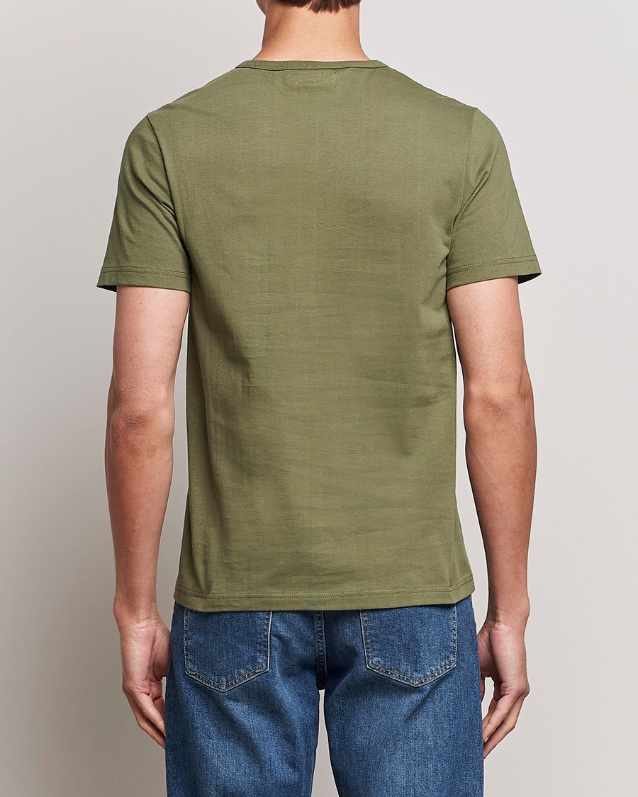 Men | T-Shirts | Merz b. Schwanen | 1950s Classic Loopwheeled T-shirt Army