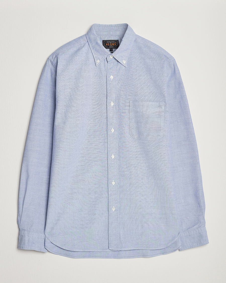 Men | Shirts | BEAMS PLUS | Oxford Button Down Shirt Light Blue