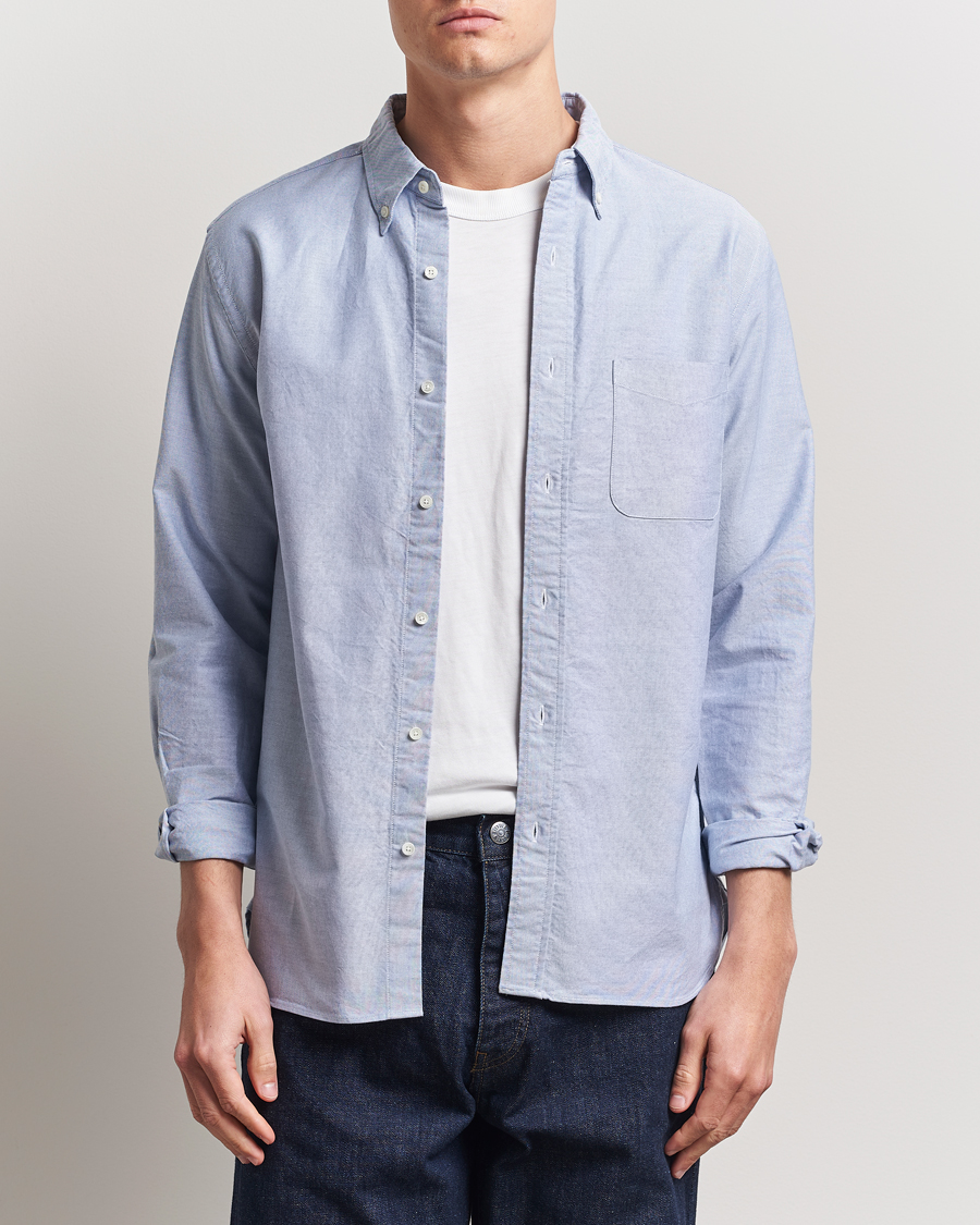 Men | Shirts | BEAMS PLUS | Oxford Button Down Shirt Light Blue