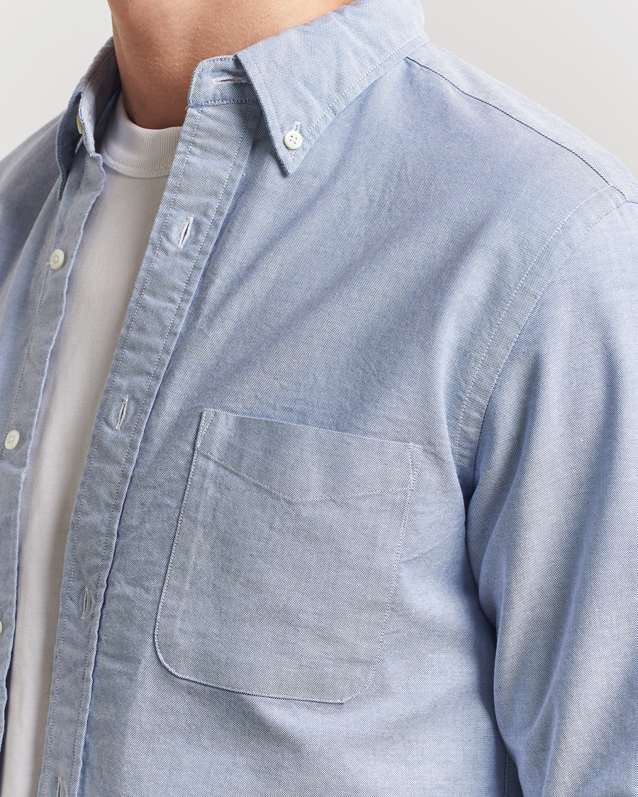 Men | Shirts | BEAMS PLUS | Oxford Button Down Shirt Light Blue