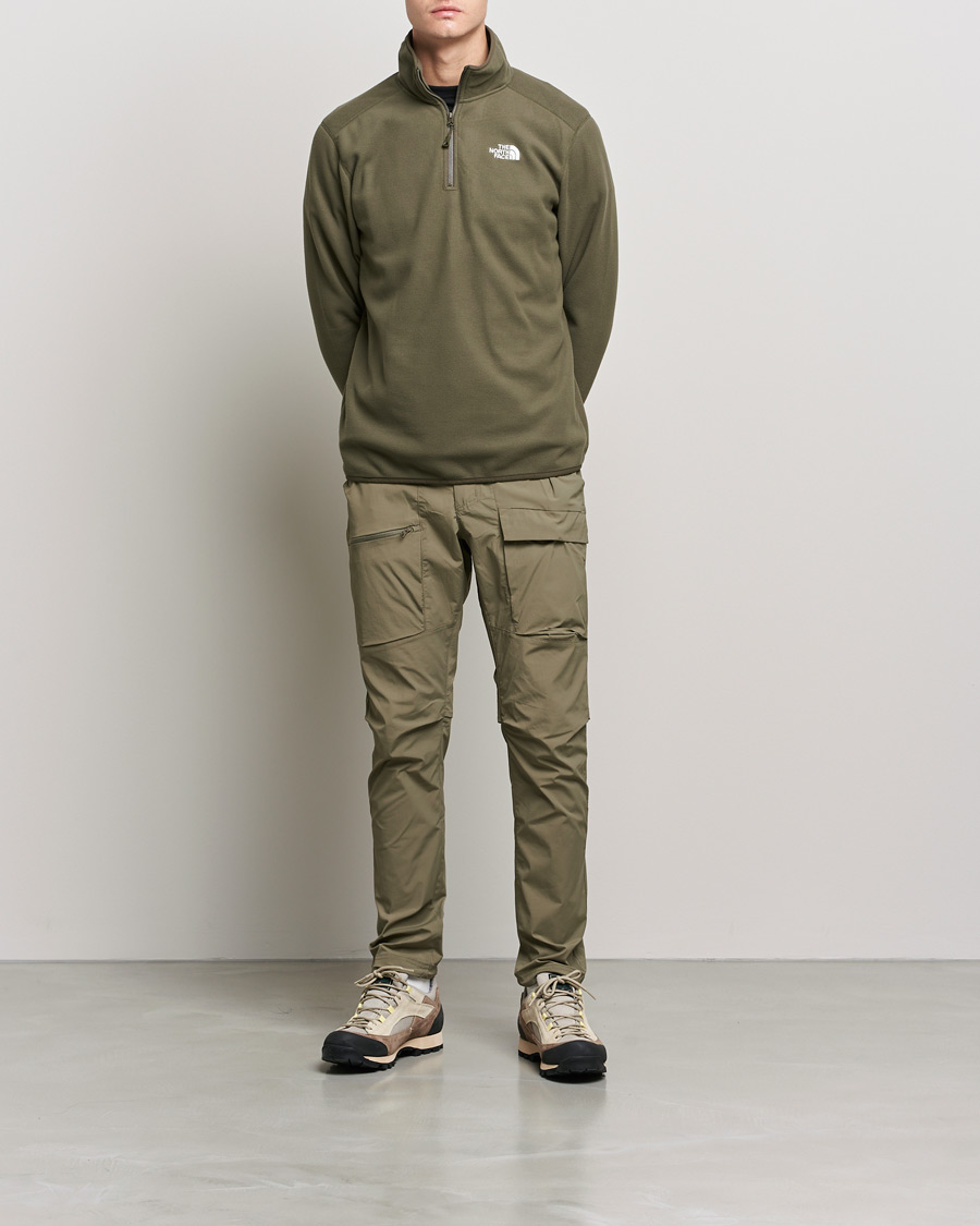 Men | Sweaters & Knitwear | The North Face | 100 Glacier 1/4 Zip Taupe Green