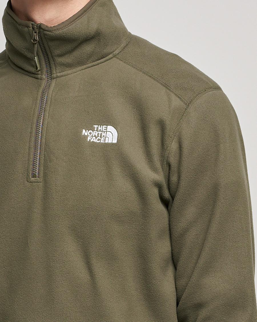 Men | Sweaters & Knitwear | The North Face | 100 Glacier 1/4 Zip Taupe Green
