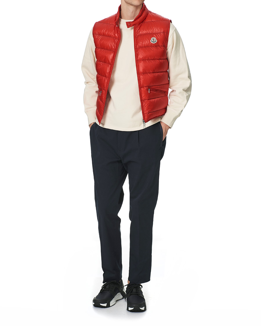 Men | Coats & Jackets | Moncler | Gui Down Vest Red