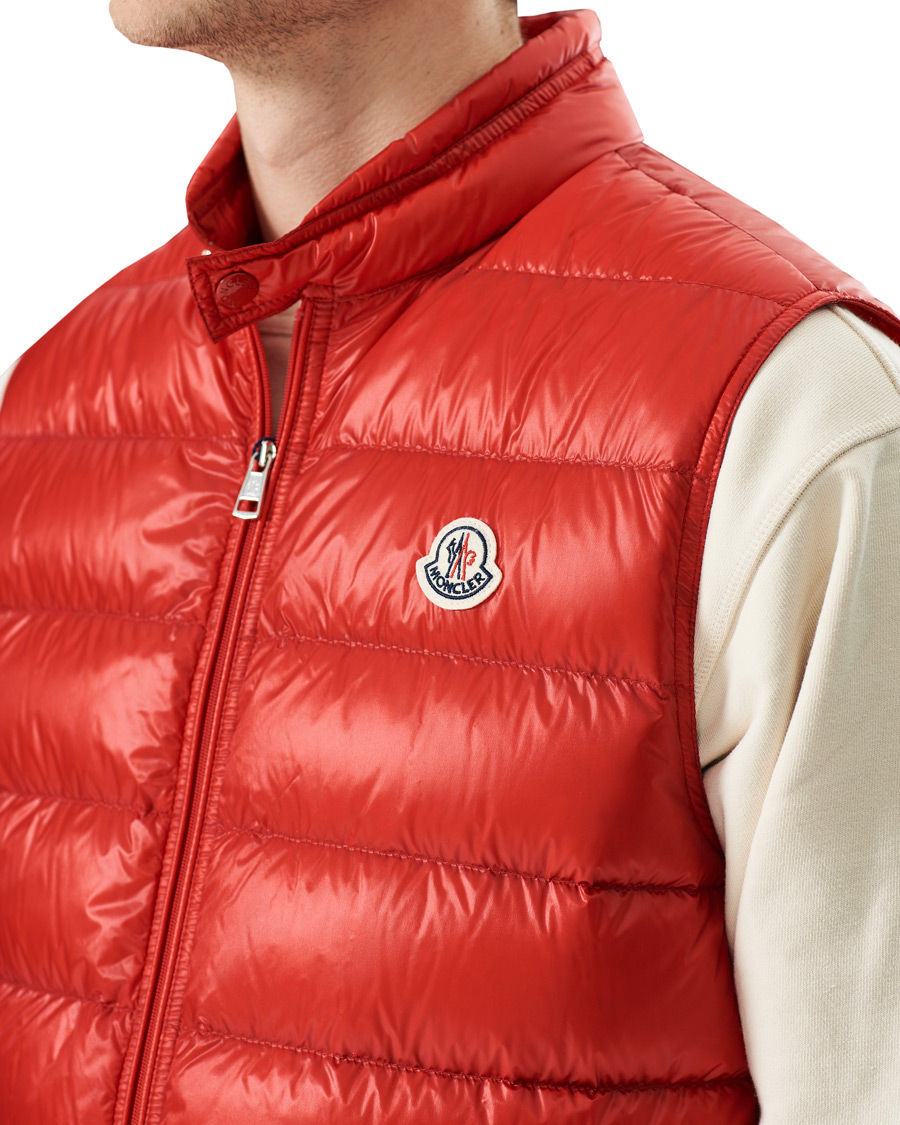 Men | Coats & Jackets | Moncler | Gui Down Vest Red