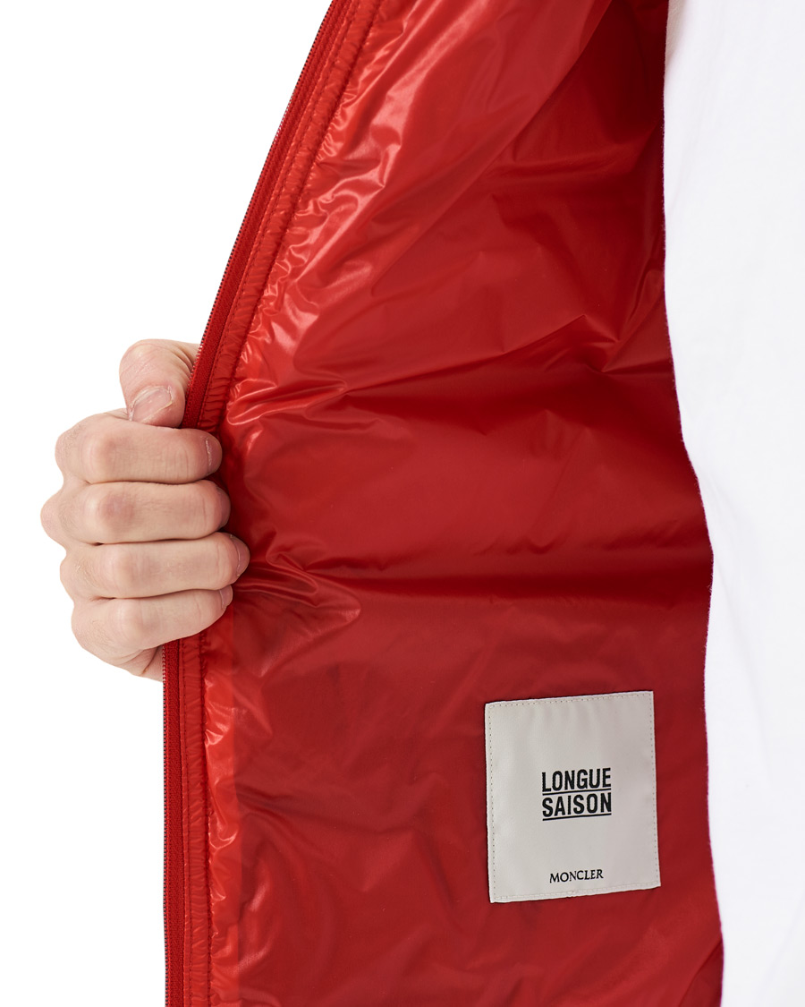 Men | Coats & Jackets | Moncler | Gui Down Vest Red