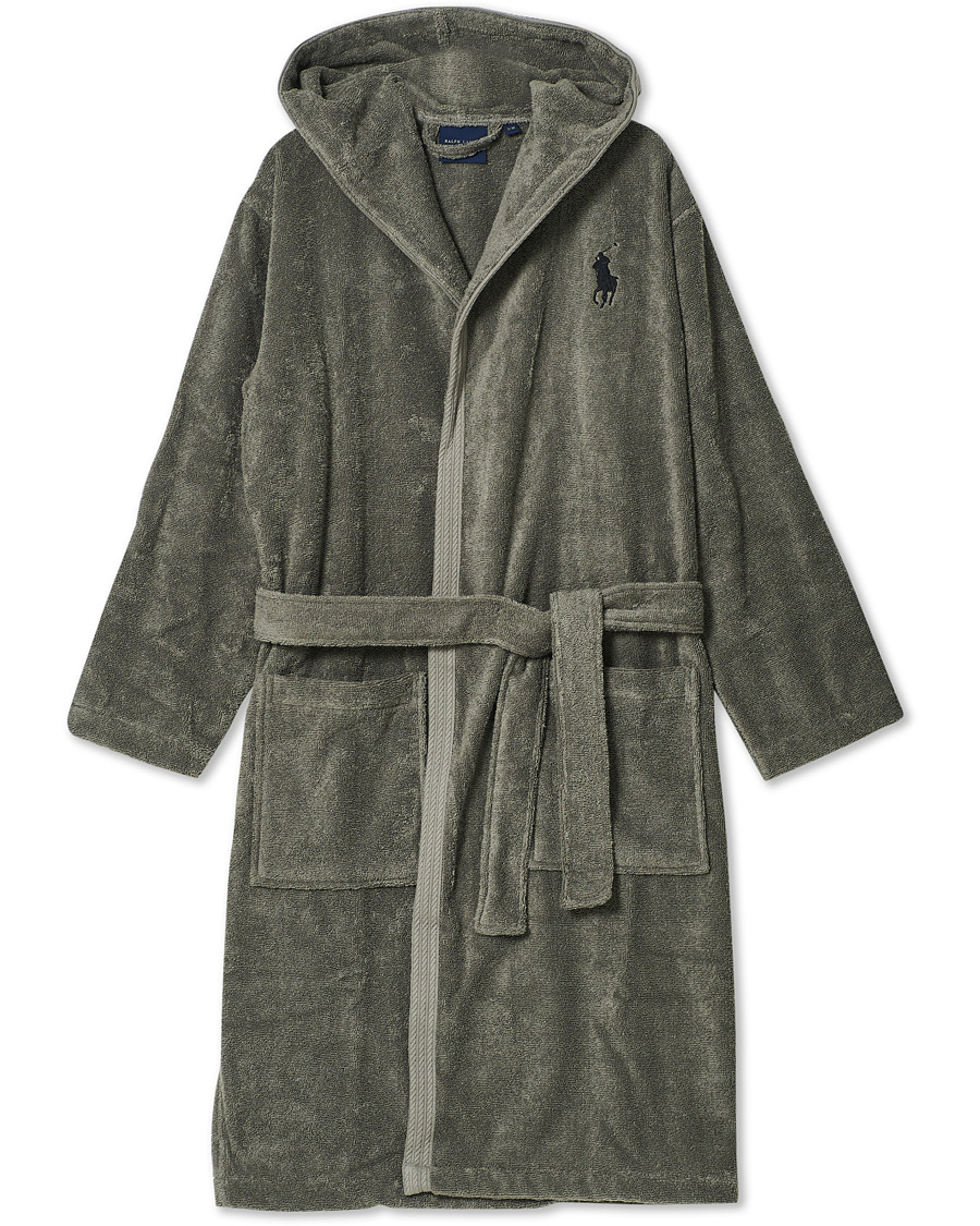 Men | Pyjamas & Robes | Ralph Lauren Home | Polo Player Bathrobe Pebble