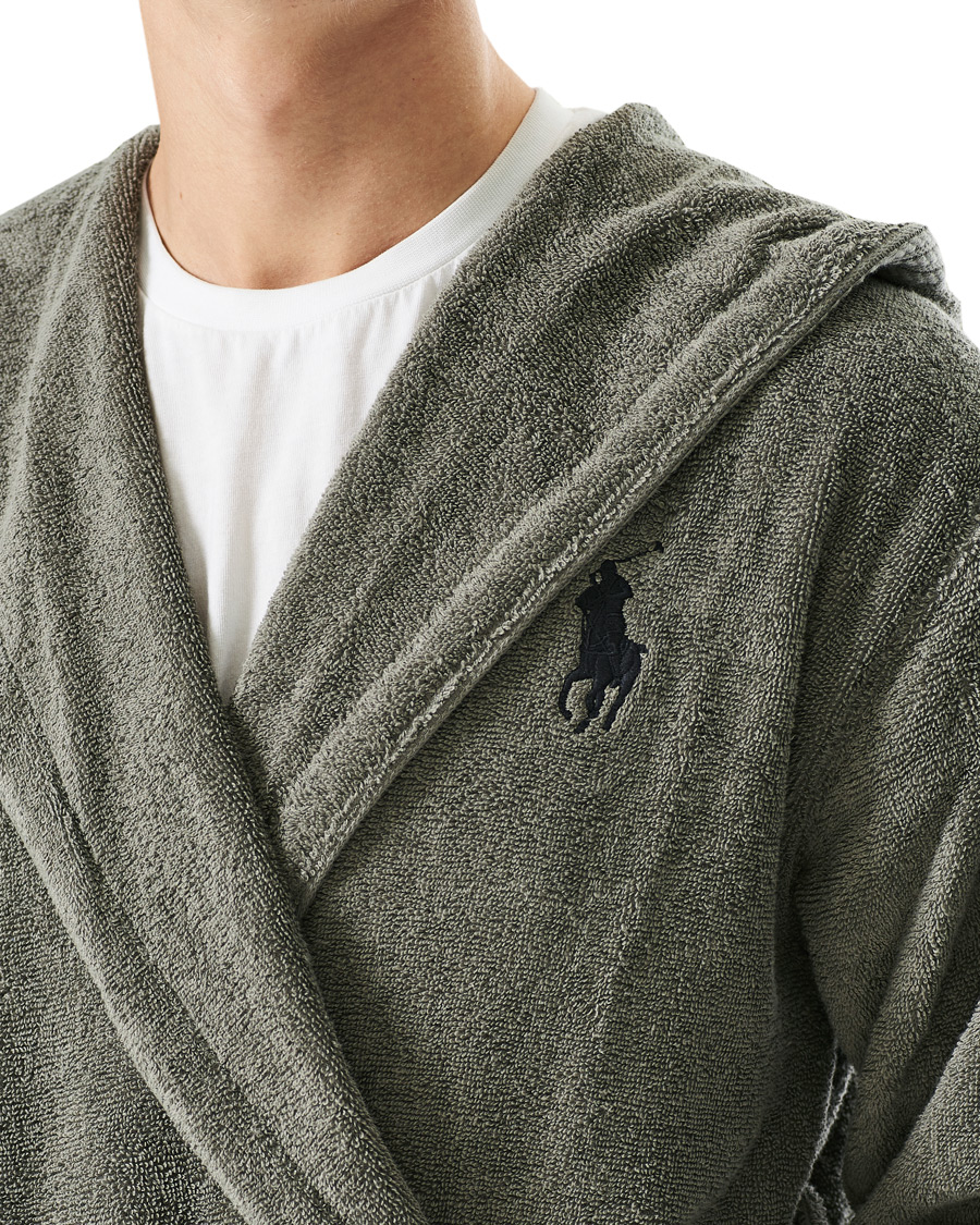Men | Pyjamas & Robes | Ralph Lauren Home | Polo Player Bathrobe Pebble
