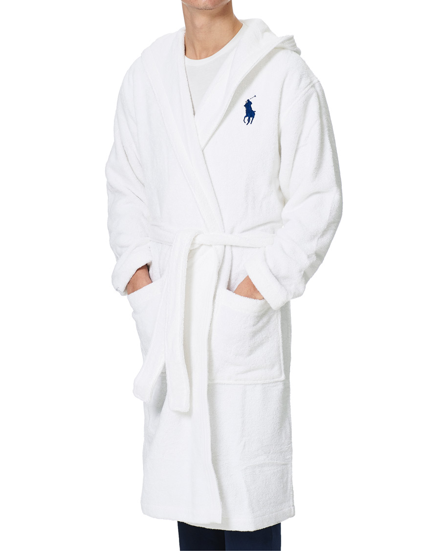 Men | Pyjamas & Robes | Ralph Lauren Home | Polo Player Bathrobe White