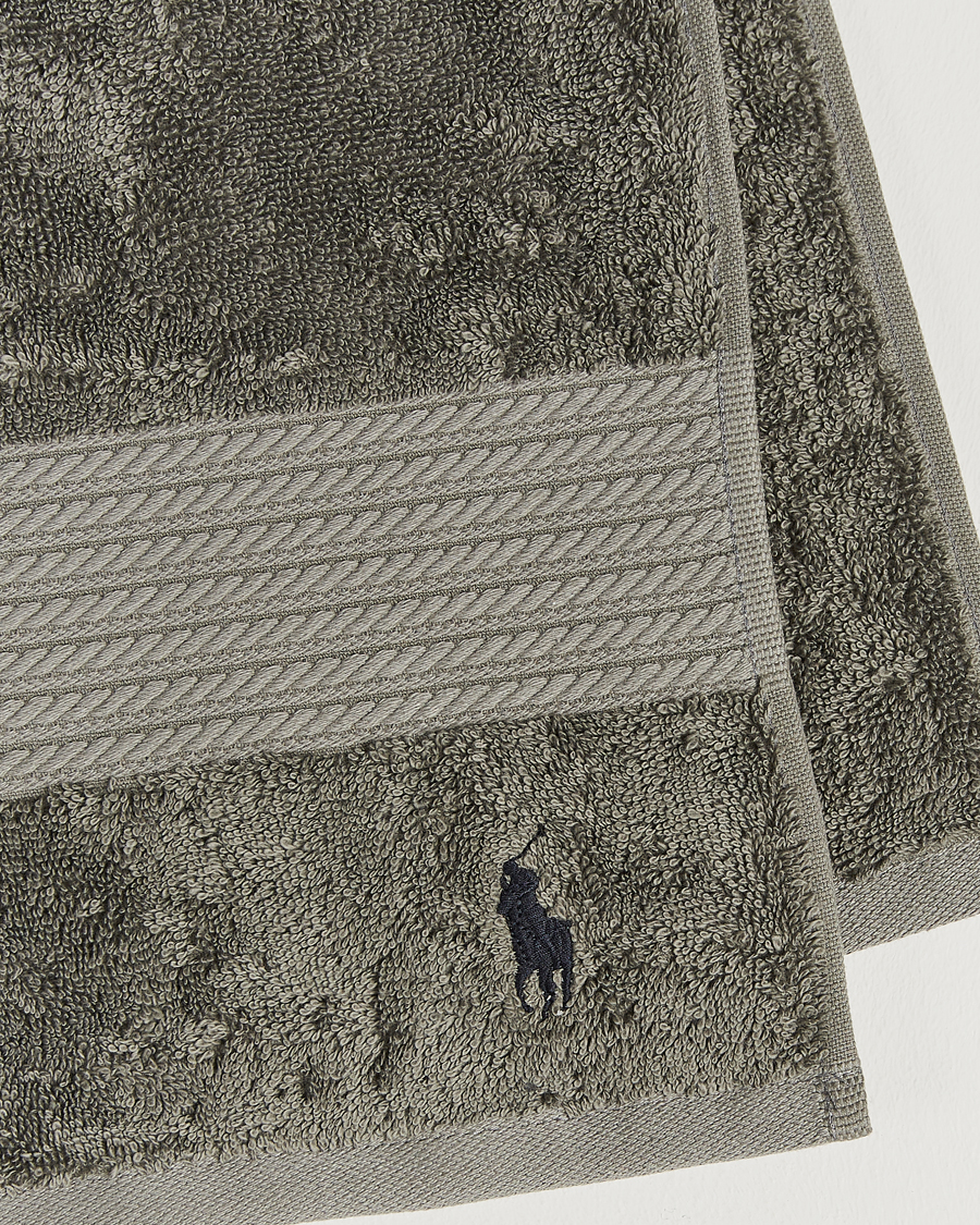 Men | Ralph Lauren Home Polo Player Guest Towel 40x75 Pebble | Ralph Lauren Home | Polo Player Guest Towel 40x75 Pebble