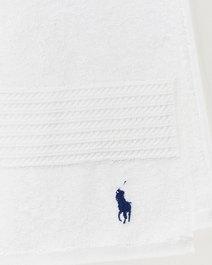 Men | Ralph Lauren Home Polo Player Guest Towel 40x75 White | Ralph Lauren Home | Polo Player Guest Towel 40x75 White