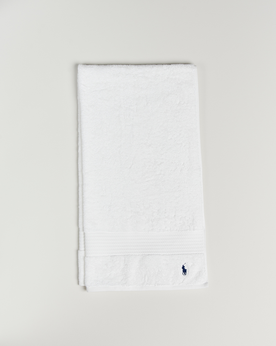 Men |  | Ralph Lauren Home | Polo Player Shower Towel 75x140 White