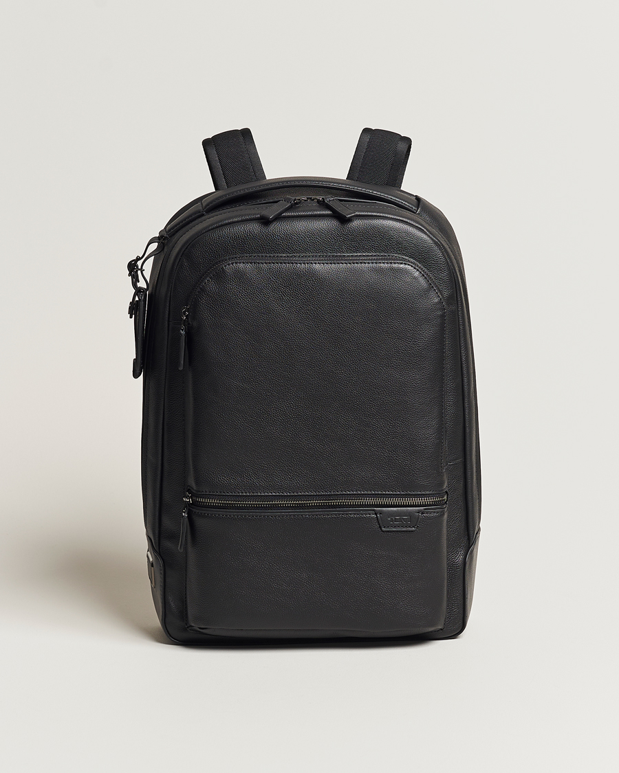 Men | TUMI Harrison Bradner Leather Backpack Black | TUMI | Harrison Bradner Leather Backpack Black