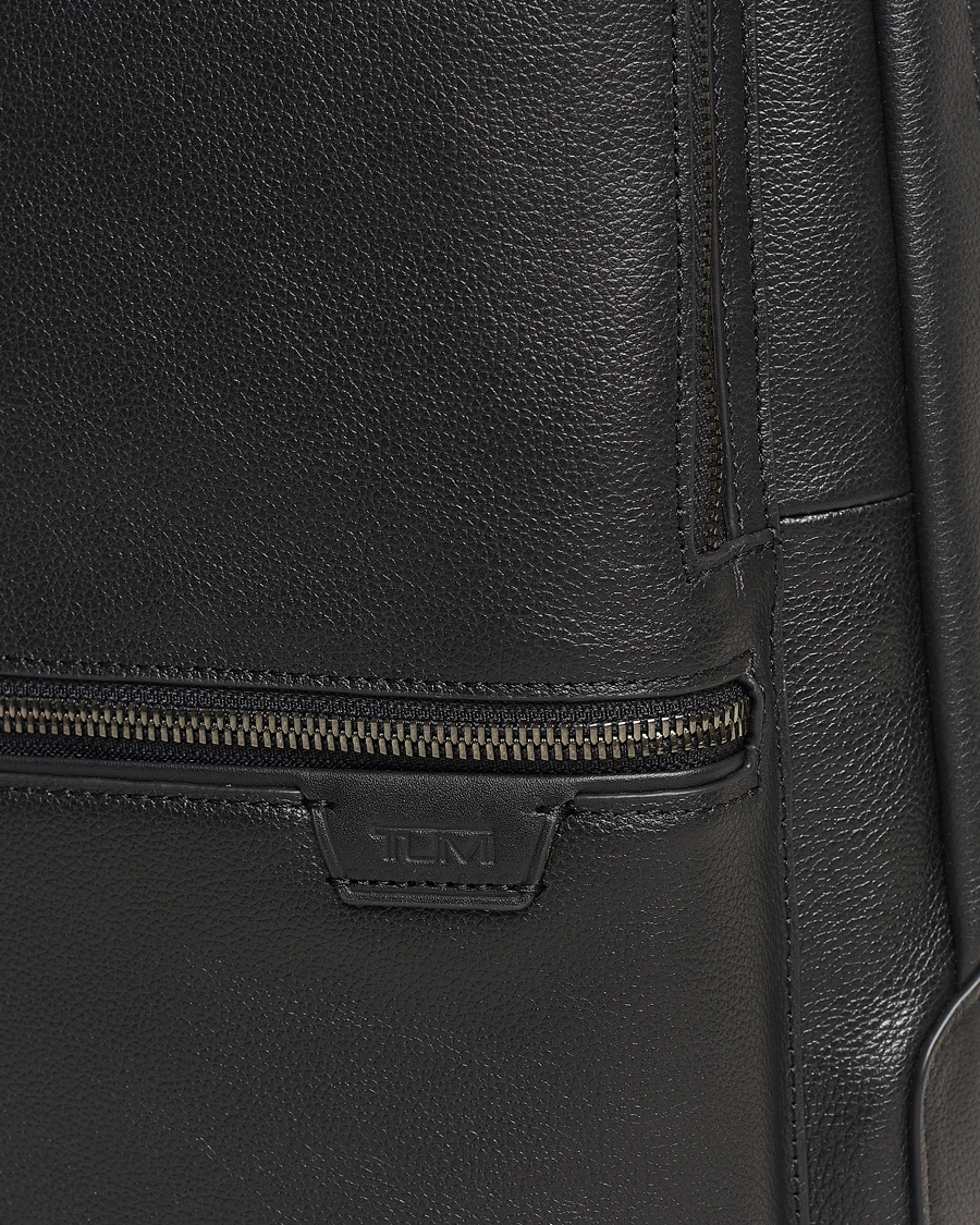 Men | TUMI Harrison Bradner Leather Backpack Black | TUMI | Harrison Bradner Leather Backpack Black