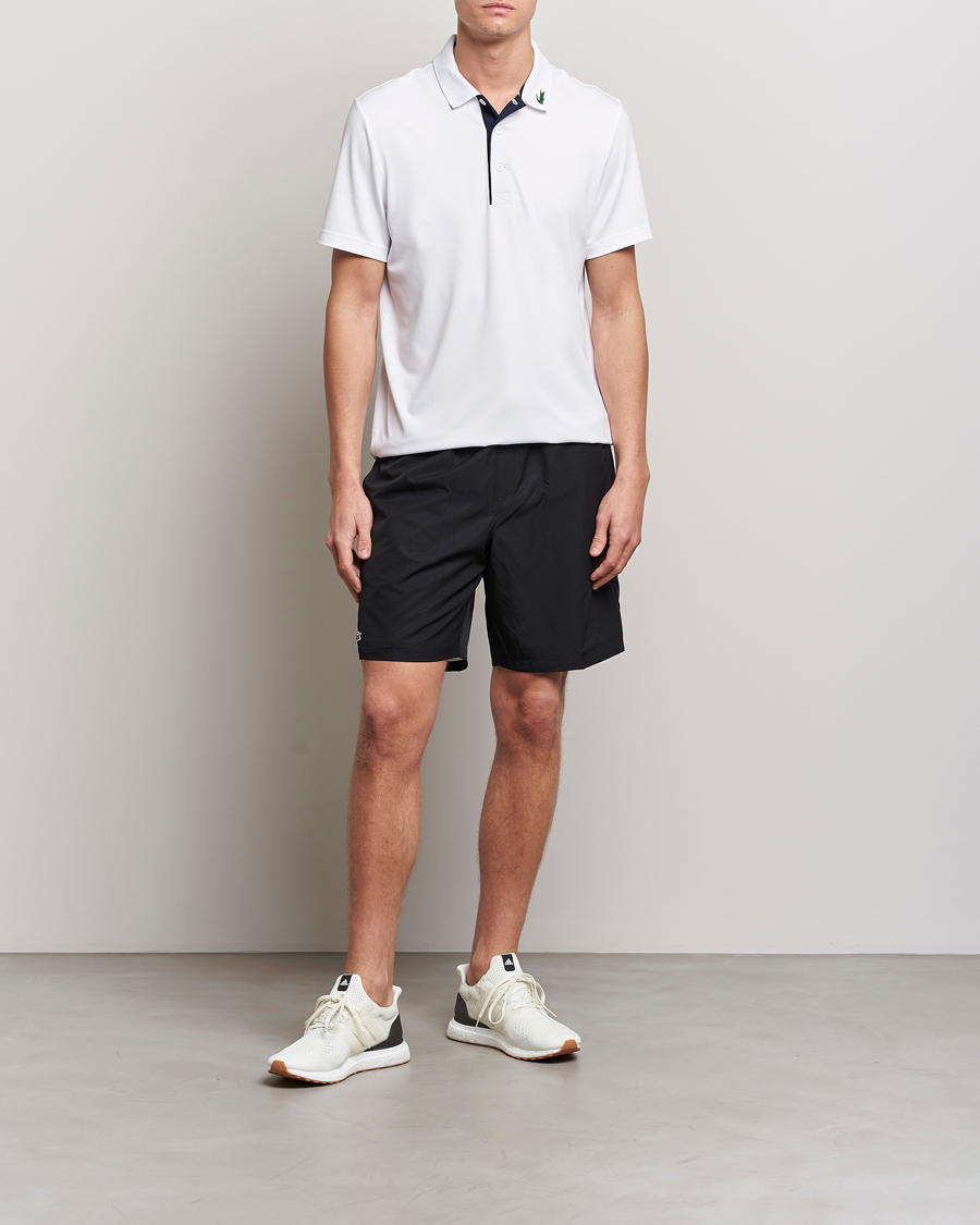 Men | Shorts | Lacoste Sport | Performance Tennis Drawsting Shorts Black