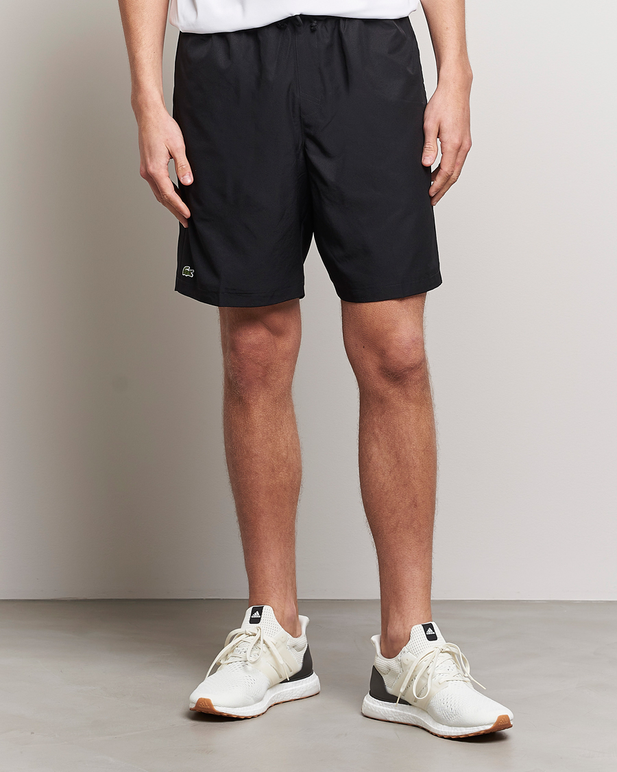 Men | Functional shorts | Lacoste Sport | Performance Tennis Drawsting Shorts Black
