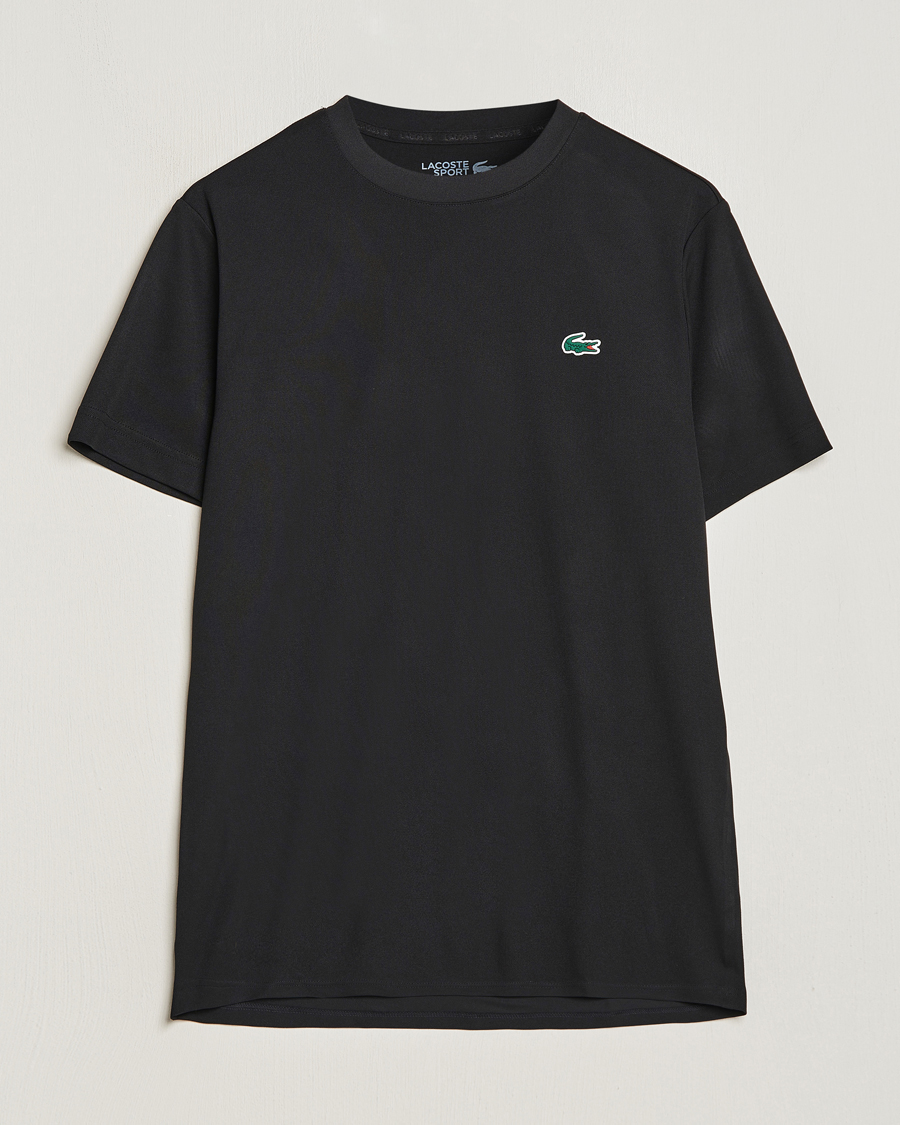 Men |  | Lacoste | Performance Crew Neck T-Shirt Black