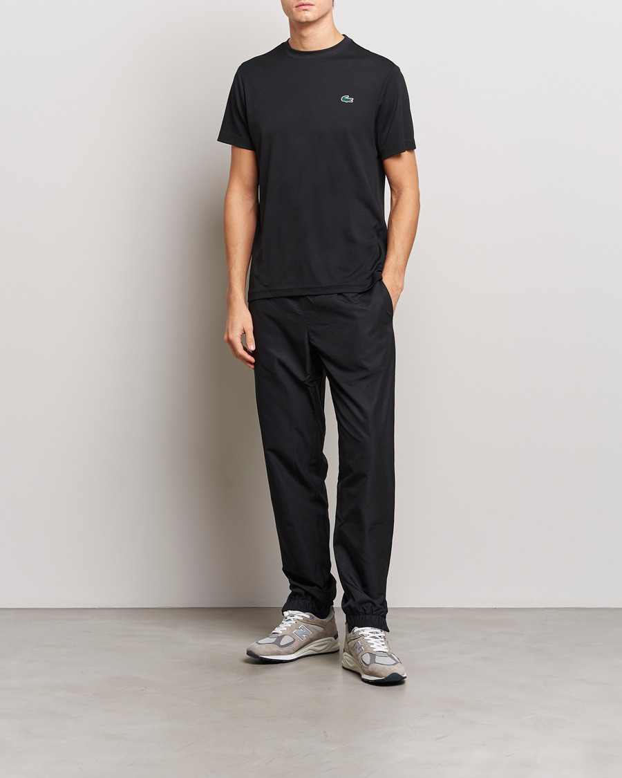 Men | T-Shirts | Lacoste | Sport Performance Crew Neck T-Shirt Black