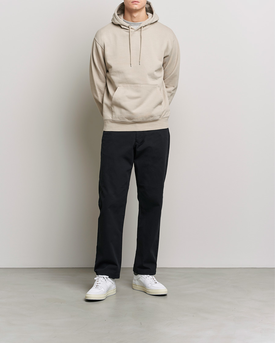Men | Sweaters & Knitwear | Colorful Standard | Classic Organic Hood Oyster Grey