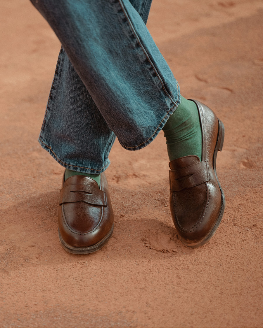 Crockett & Jones - Harvard cordovan penny loafers — Les Indispensables