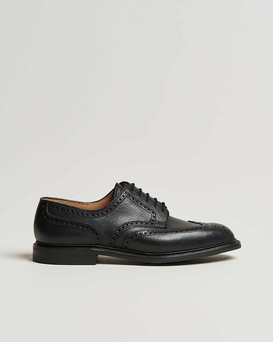 Men | Crockett & Jones x Tärnsjö Garveri Pembroke Milled Grain City Sole Black Calf | Crockett & Jones x Tärnsjö Garveri | Pembroke Milled Grain City Sole Black Calf