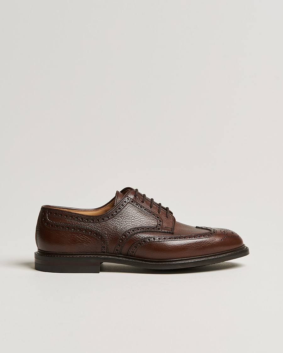 Men | Crockett & Jones x Tärnsjö Garveri Pembroke Milled Grain City Sole Dk Brown Calf | Crockett & Jones x Tärnsjö Garveri | Pembroke Milled Grain City Sole Dk Brown Calf
