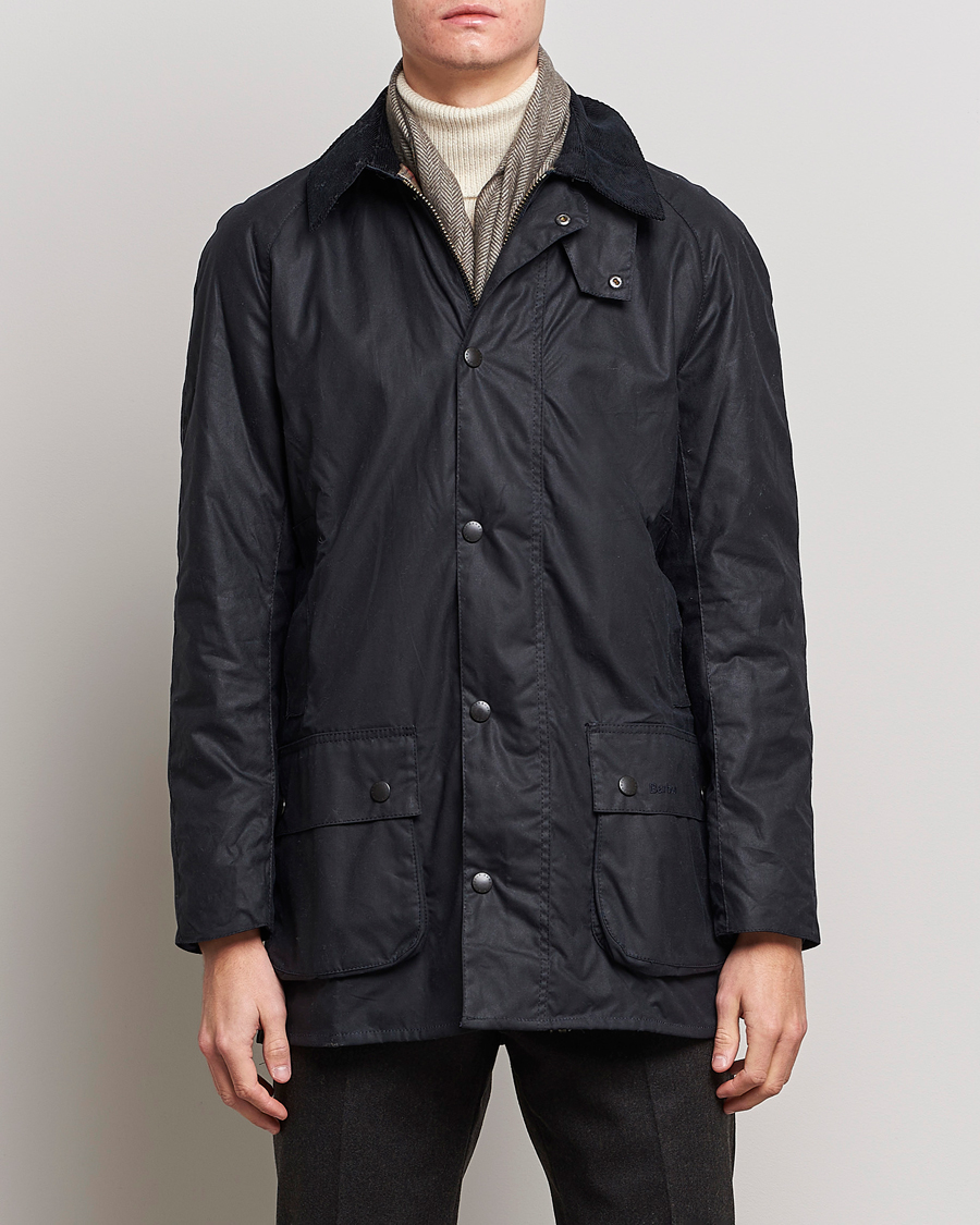Herr | Barbour | Barbour Lifestyle | Beausby Waxed Jacket Navy