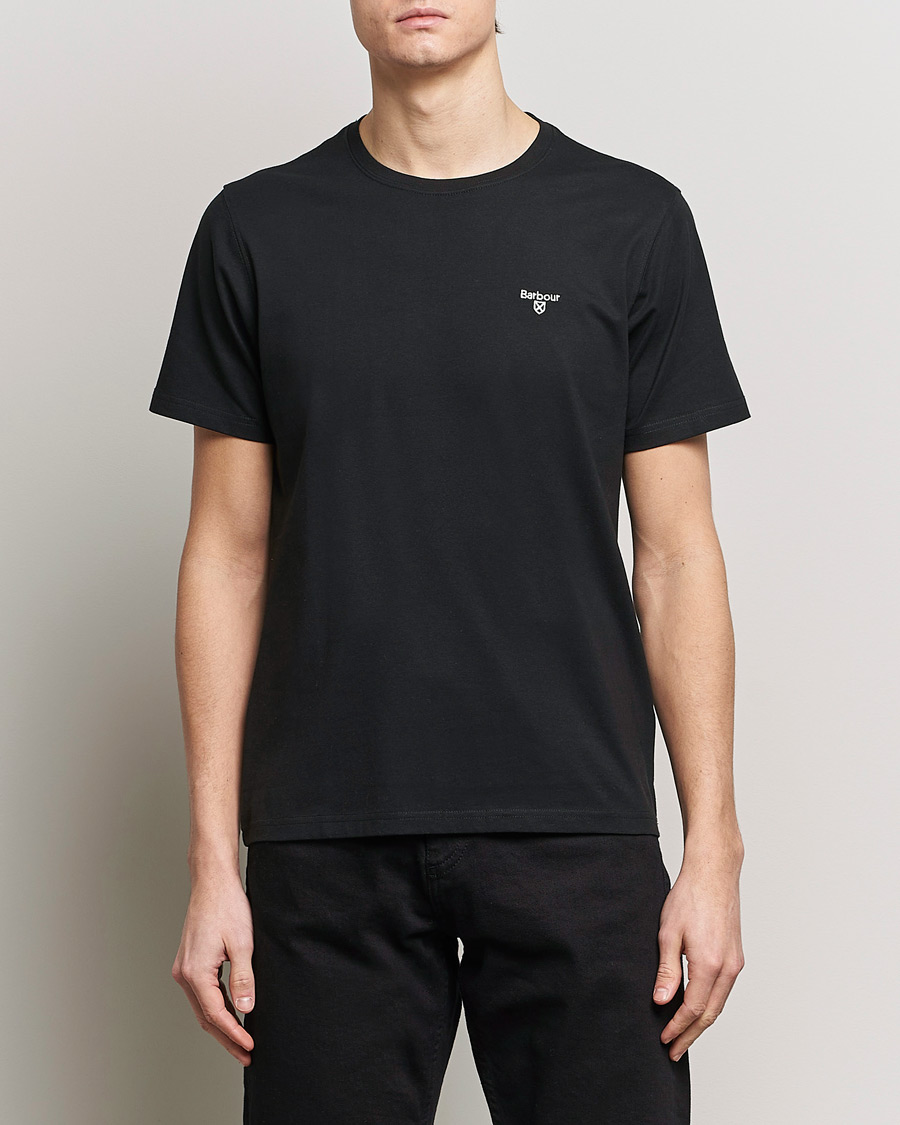 Herr | Kortärmade t-shirts | Barbour Lifestyle | Essential Sports T-Shirt Black