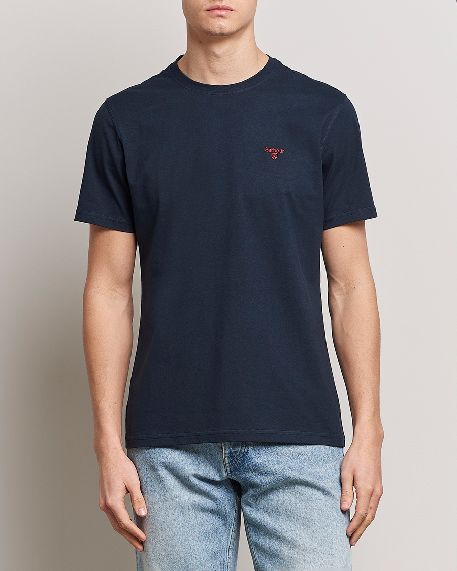 Herr | Kortärmade t-shirts | Barbour Lifestyle | Essential Sports T-Shirt Navy