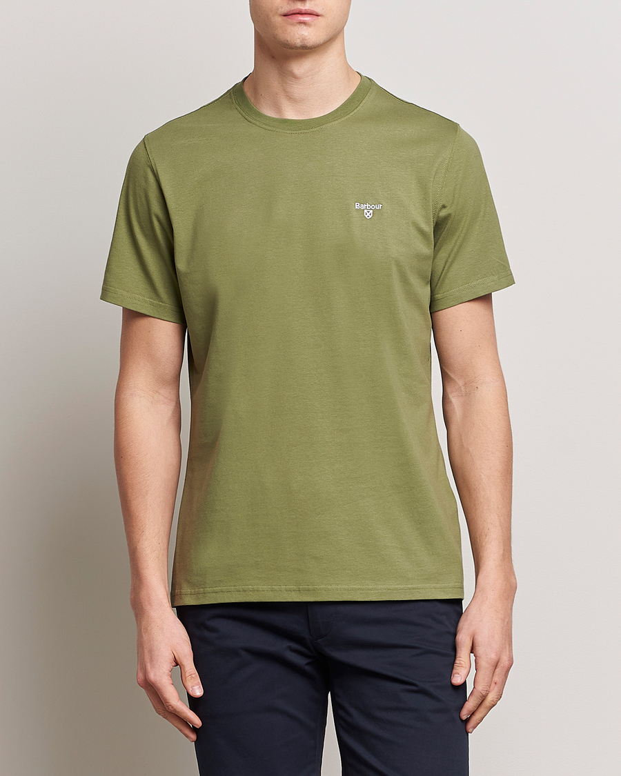 Herre |  | Barbour Lifestyle | Essential Sports T-Shirt Burnt Olive