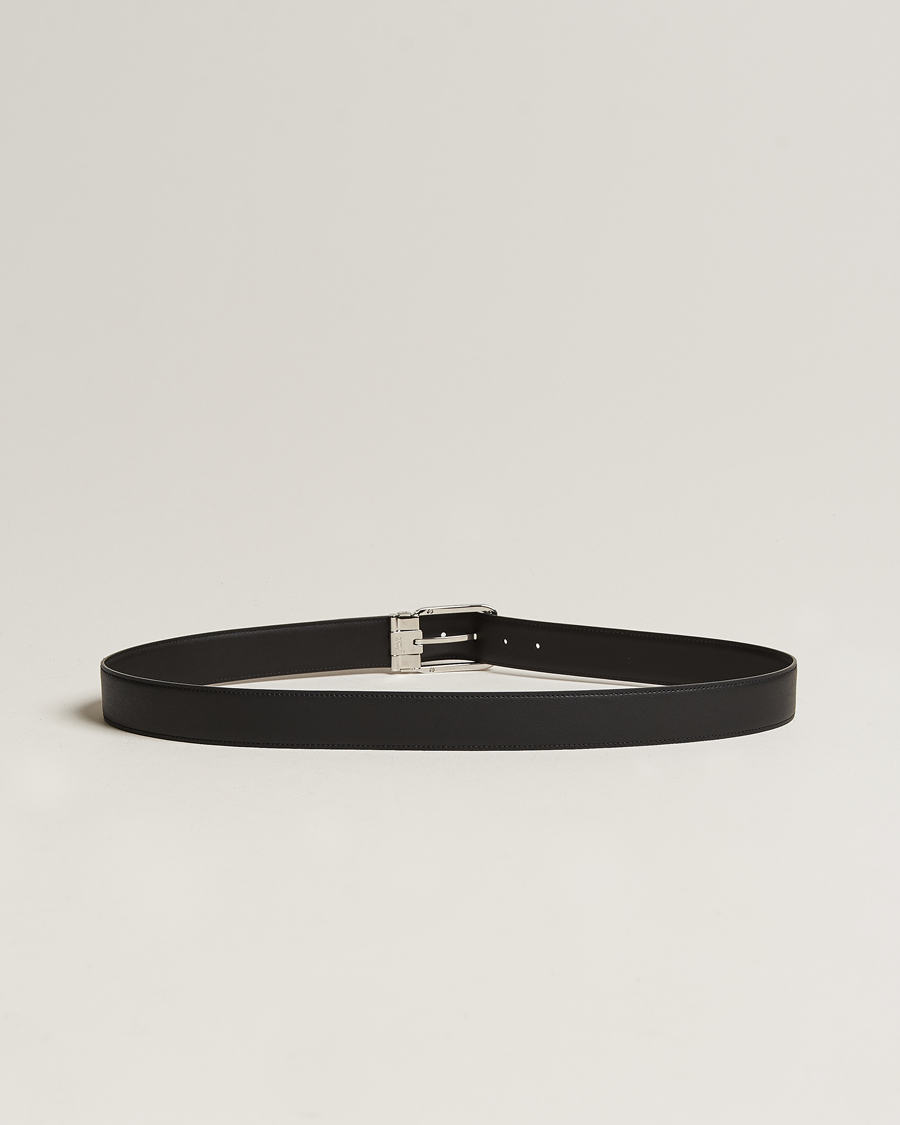 Men |  | Montblanc | Black 35 mm Leather belt Black