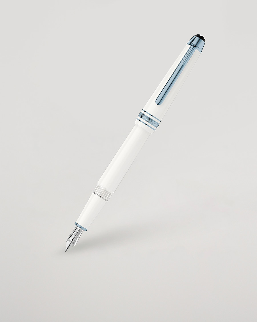 Montblanc Meisterstück Glacier Classique Fountain Pen White at