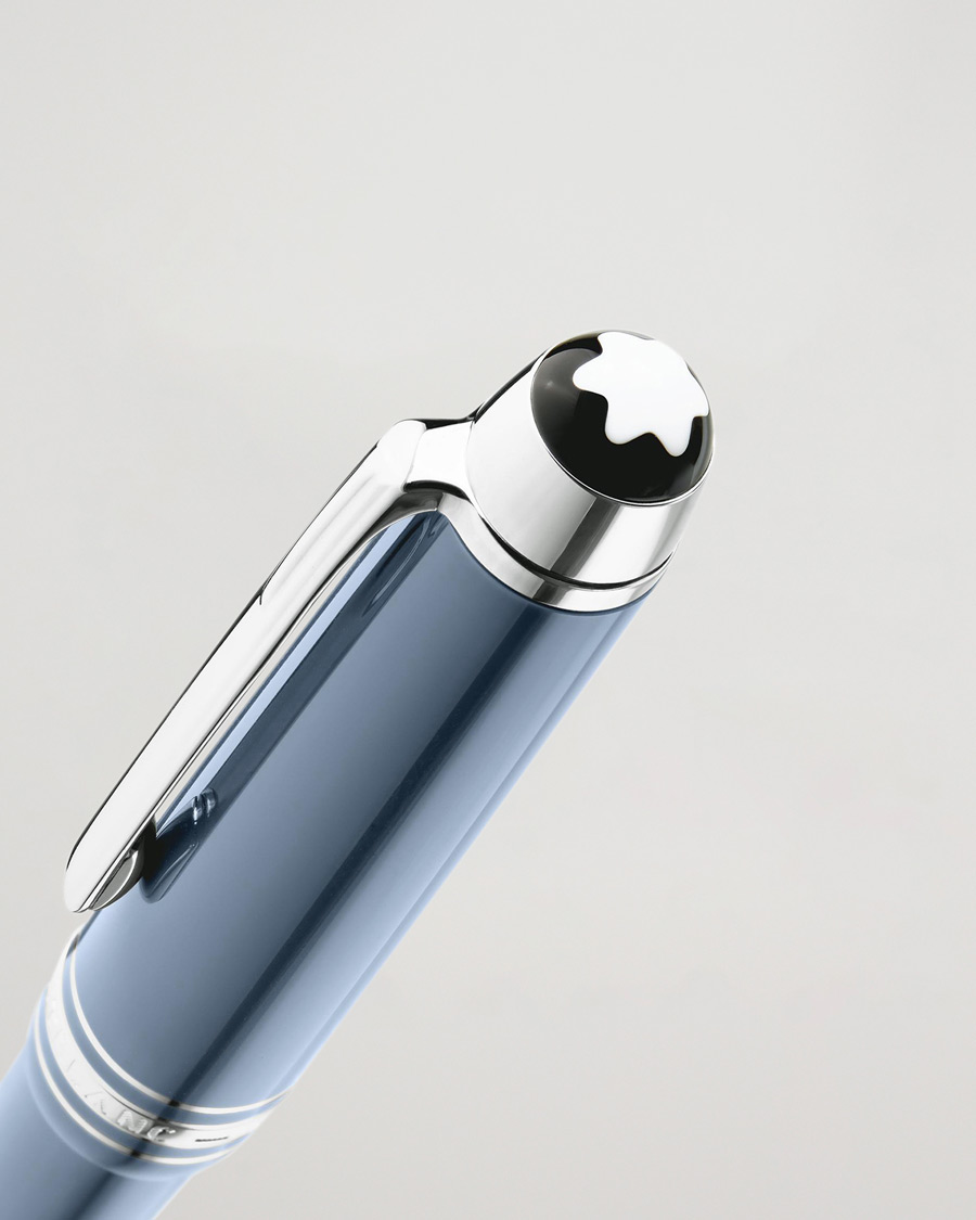 Men | Pens | Montblanc | Meisterstück Glacier Midsize Ballpoint Pen Blue
