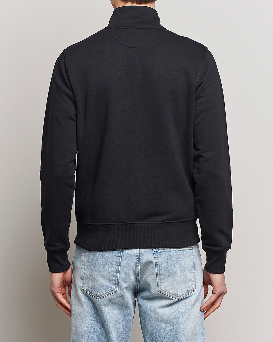 Men | Sweaters & Knitwear | GANT | Original Shield Logo Full-Zip Sweater Black