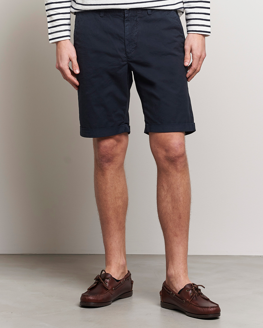 Men | Shorts | Gant | Regular Sunbleached Shorts Marine