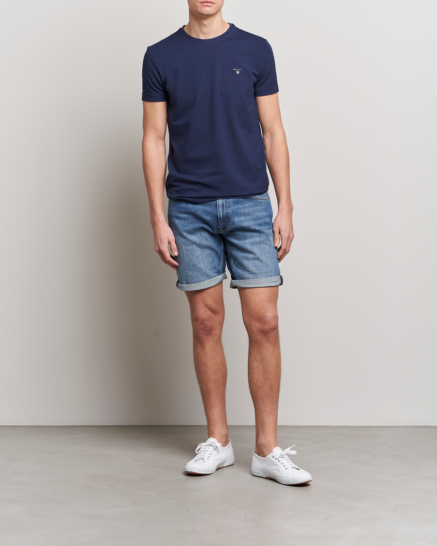Men | Shorts | GANT | Arley Denim Shorts Light Blue